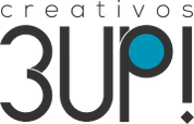 Creativos 3Up Logo
