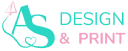 AS Design + Print logo