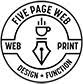 Five Page Web logo