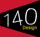 140 Design Logo