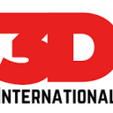 3 D International Custom Sign & Design Logo