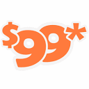 99 Dollar Social Logo