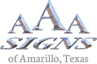 AAA Signs Of Amarillo Texas Logo