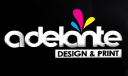 Adelante Design and Print Logo