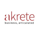 Akrete: Business, Articulated Logo