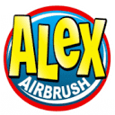 Alex Airbrush & Graphics Gift-shop Logo