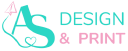 AS Design + Print Logo