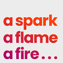 A Spark, a flame, a fire Logo