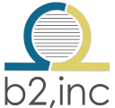b2,inc. - a communications company Logo