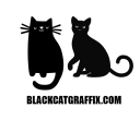 Black Cat Graffix.com Logo