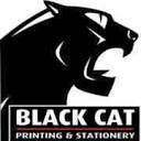 Black Cat Printing & Stationery Logo