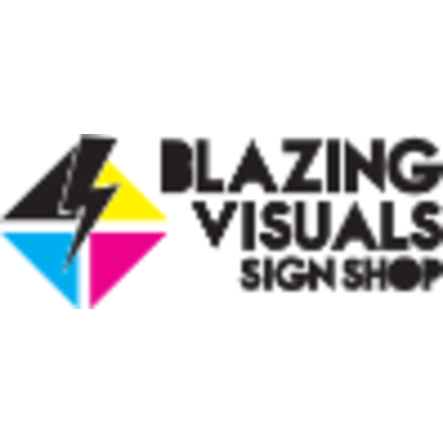 Blazing Visuals Sign Shop Logo