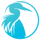 Blue Heron Web Design Logo