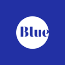 Blue Serif Logo