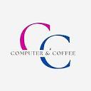 Computer And Coffee Graphic Design Logo