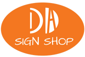 DA Sign Shop Logo