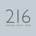 Design 216, Website & Print Design. Logo
