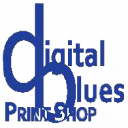 digital blues Print Shop Logo