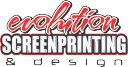 Evolution Screenprinting & Design Logo