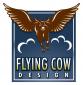 Flying Cow Design Logo