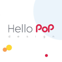 Hello Pop Design Logo