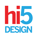 hi5 Design Logo