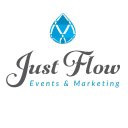 Just Flow Events & Marketing Logo