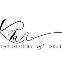 KM Stationery and Design Logo
