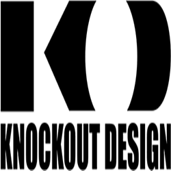Knockout Design Logo