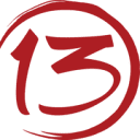 Letter 13 Creative Logo