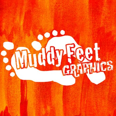 Muddy Feet Graphics Logo