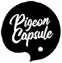 Pigeon Capsule Design Logo