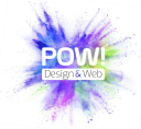 Pow! Design and Web Design Logo