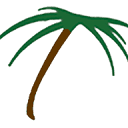 Penguins and Palm Trees Creative Design Logo
