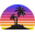 Purple Palm Design - Web Development Logo