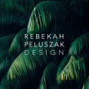 Rebekah Peluszak Design Logo