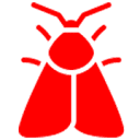 Red Moth Web Design Logo
