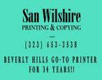 San Wilshire Printing & Copies Logo
