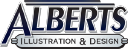 Alberts Illustration Logo