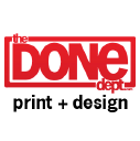 The Done Dept. - Print and Design Shop Logo