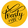 Toasty Type Logo