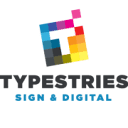 Typestries Sign & Digital Logo
