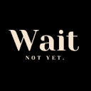 Wait Not Yet Web Design Logo