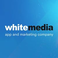 White Media Website Design Logo