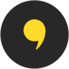 Yellow Comma Logo