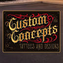 Custom Concepts Tattoos and Designs logo