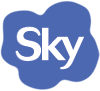 Blue Sky Stock Footage Logo