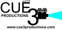 CUE 3 PRODUCTIONS Logo