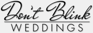 Don't Blink Weddings Logo