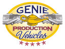 genie production vehicles Logo